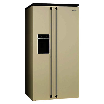 Smeg SBS963P American Style Fridge Freezer, Cream Smeg SBS963P American Style Fridge Freezer, Cream